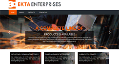 Desktop Screenshot of ektaenterprises.in